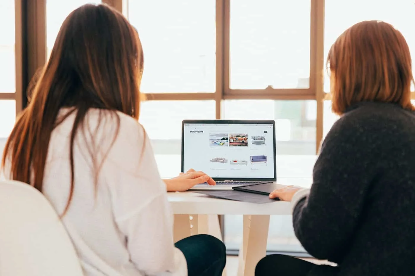 deux femmes travaillant en binome